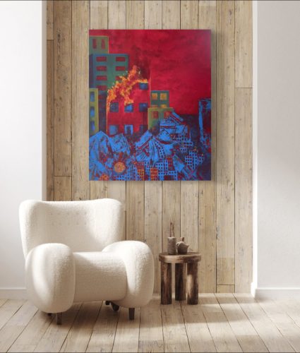 "Arabien" / "Arabia" (2023), on wall.